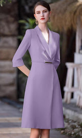 Elegant and Chic Belted Midi Dress